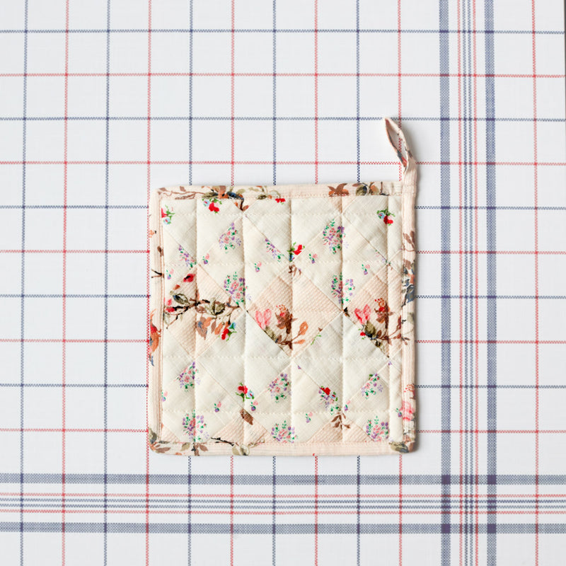 Bonjour Diary - Manique carré Quilte - Patchwork