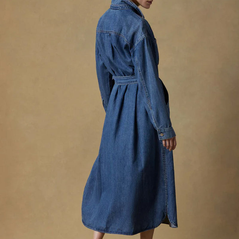 Faherty - Sunfair Denim Cleo Dress - Beacon Hill Wash Faherty - Sunfair Denim Cleo Dress - Beacon Hill Wash