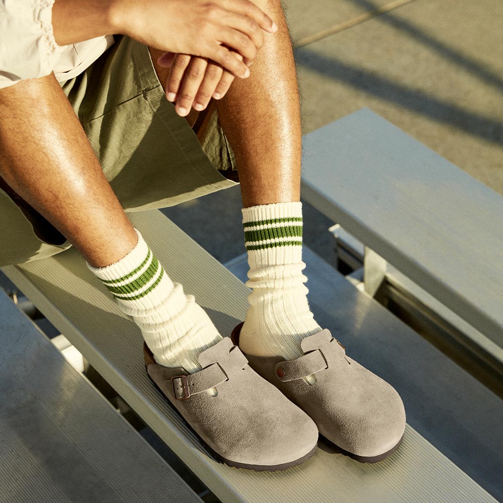 Birkenstock - Boston Clogs - Soft Footbed - Taupe 