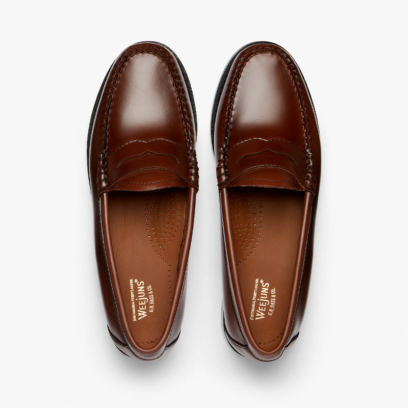 GH Bass - Mocassins Weejuns Penny - Cognac