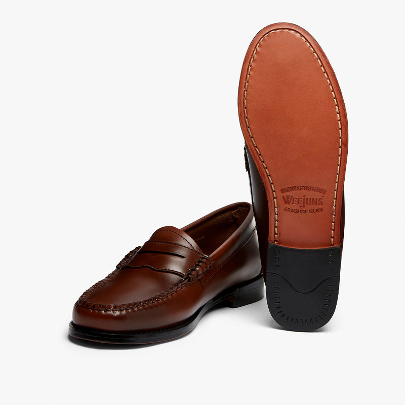 GH Bass - Mocassins Weejuns Penny - Cognac