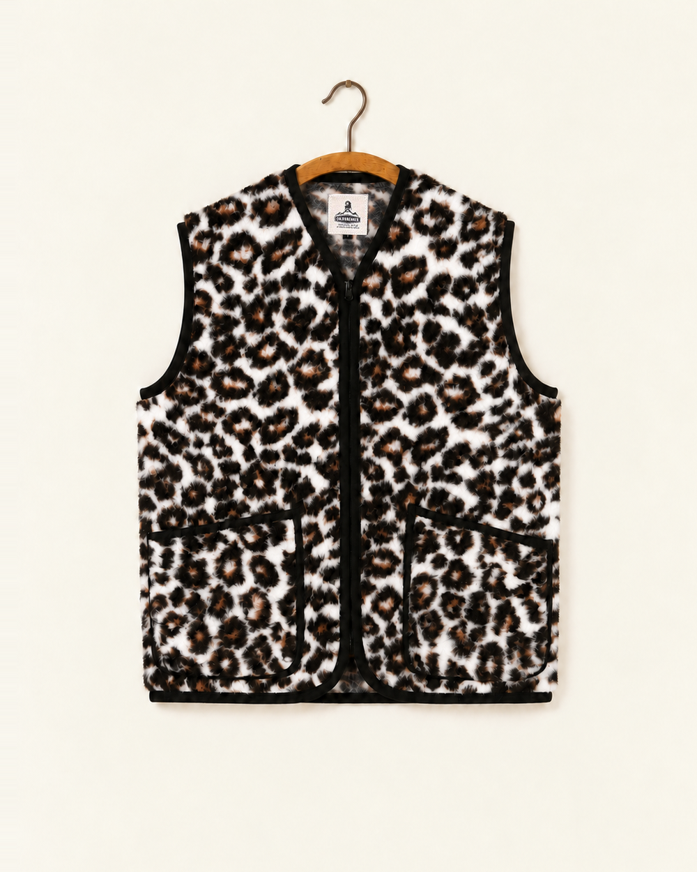 Coldbreaker - Veste Pepitco - Leopard – vue de face sur cintre