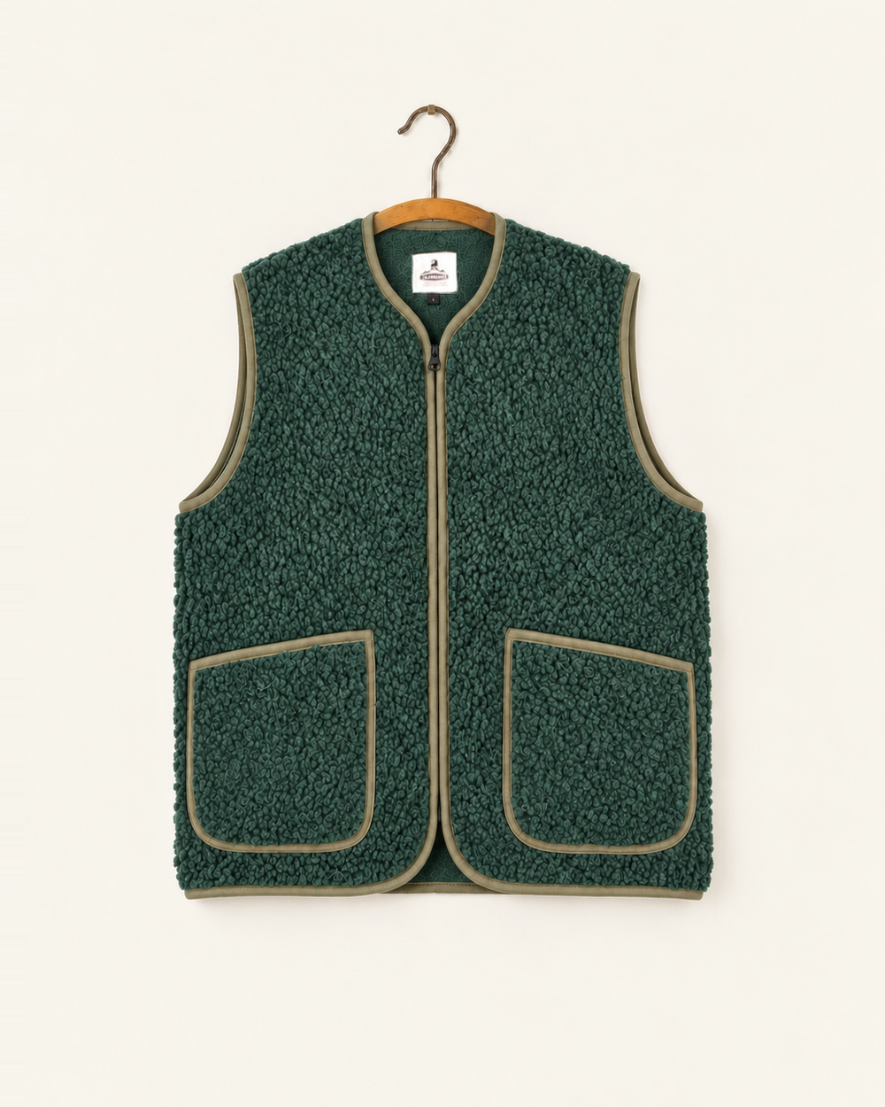 Coldbreaker - Veste Pepitco - Vert – vue de face sur cintre