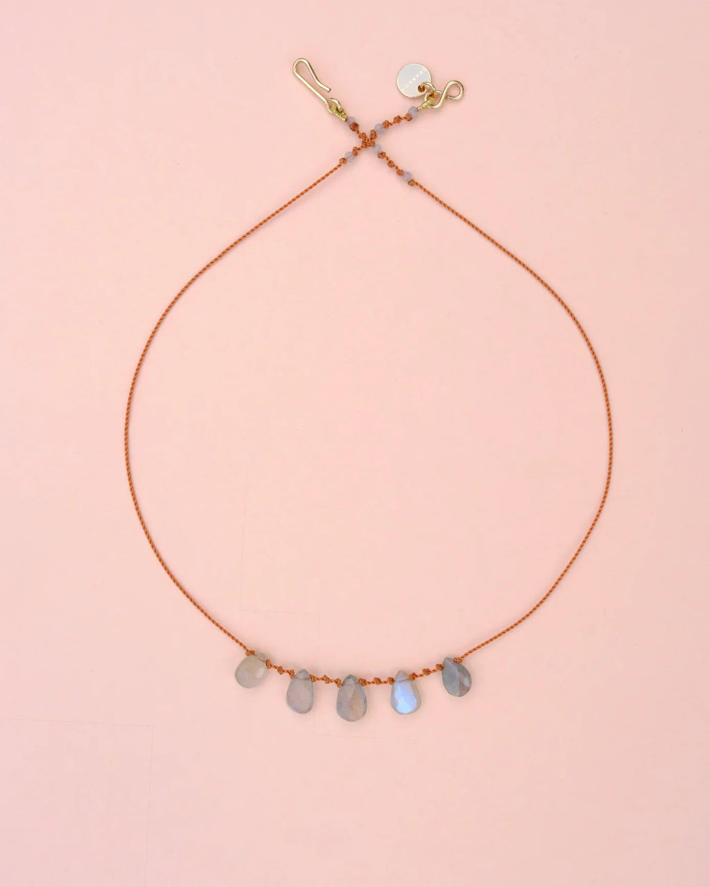 Ivarene - 5 Drops Necklace - Labradorites