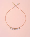 Ivarene - 5 Drops Necklace - Labradorites