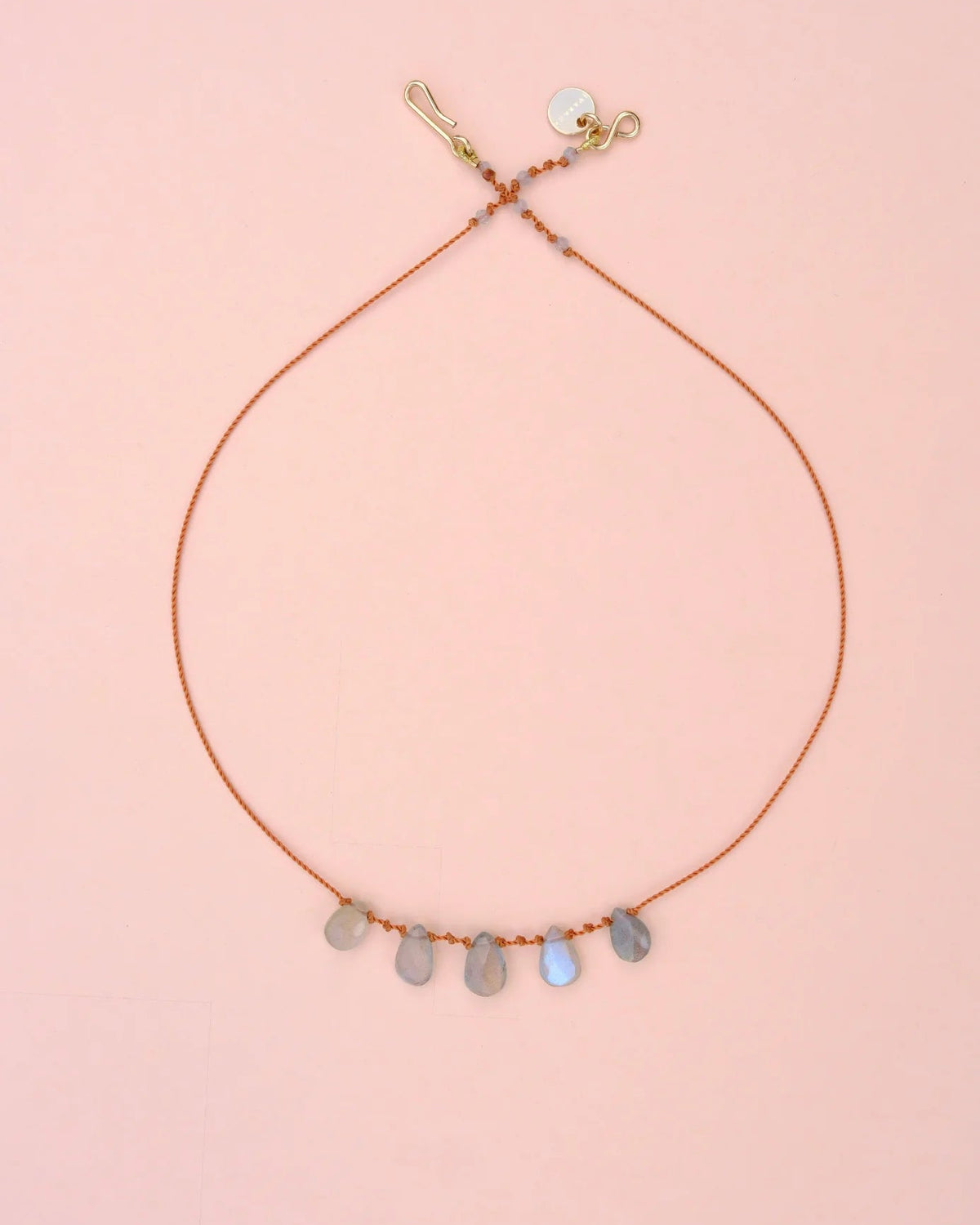Ivarene - 5 Drops Necklace - Labradorites