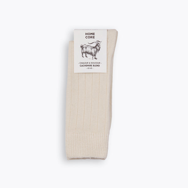 Homecore - Chaussettes Cachemire - Cream