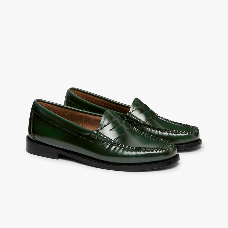 GH Bass Mocassins Weejuns Penny Vert Merci Paris