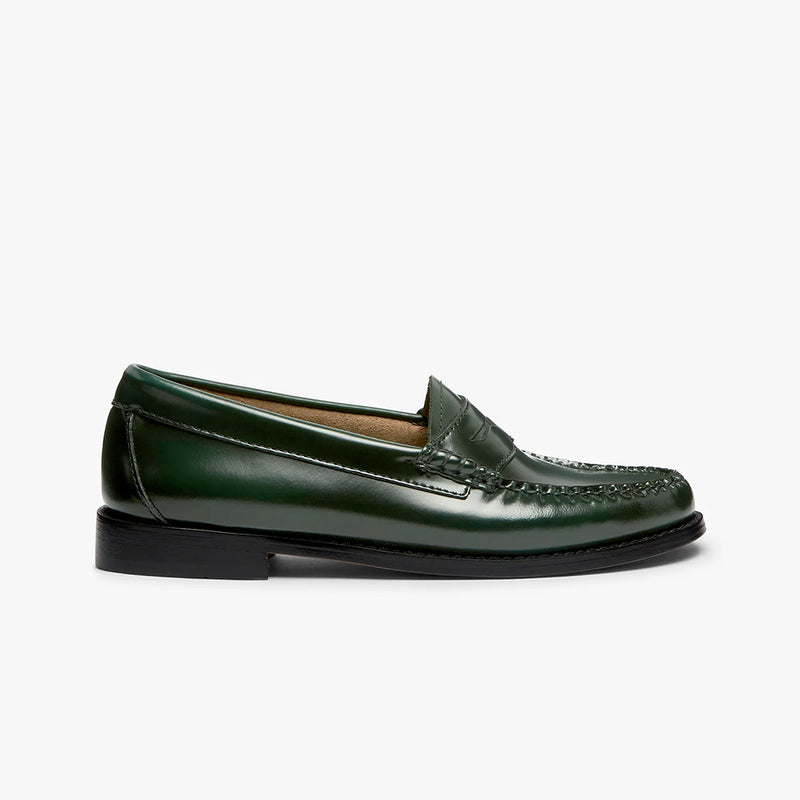 GH Bass - Mocassins Weejuns Penny - Vert