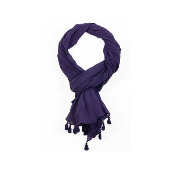 Colores - Paréo Pom Pom - Deep Purple