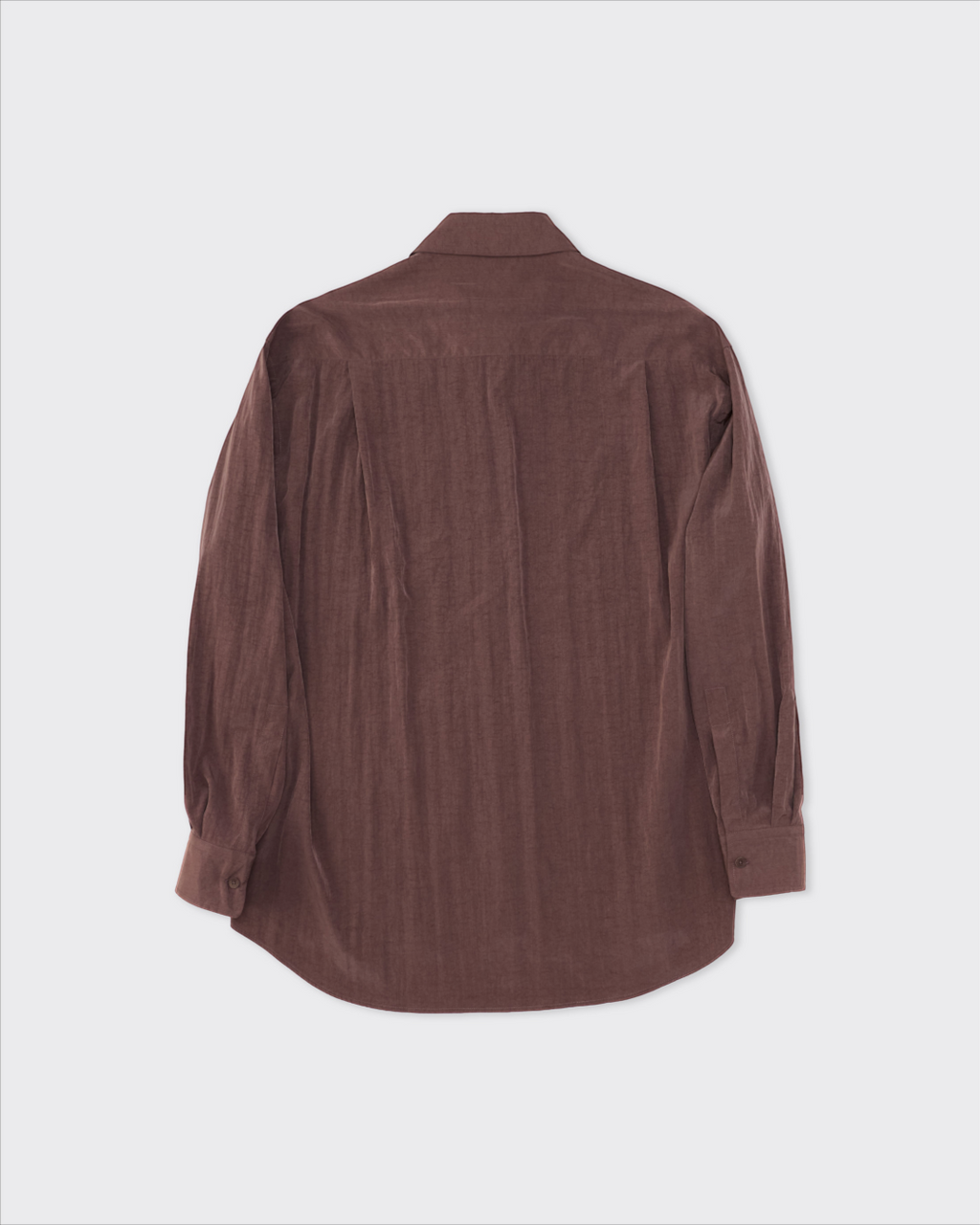 Vue arrière de la chemise Colbo TK mauve en mélange de lyocell et polyamide, coupe décontractée chez Merci Paris