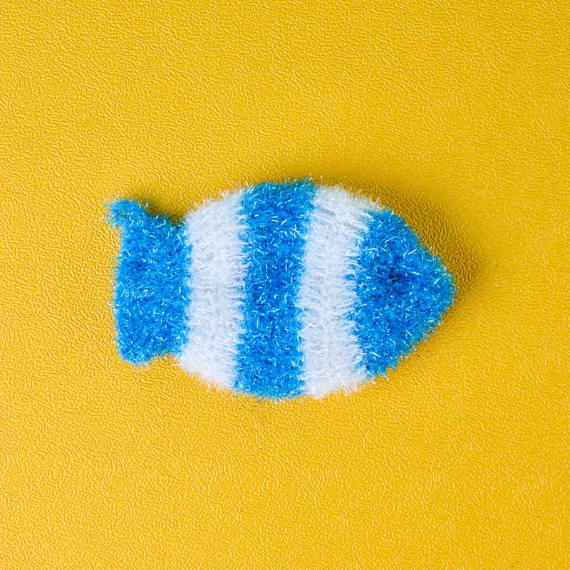 Éponge Poisson - Bleu