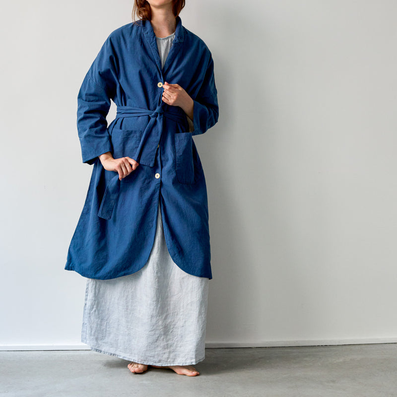 Mysayang - Manteau Adem - Bleu Indigo Solid