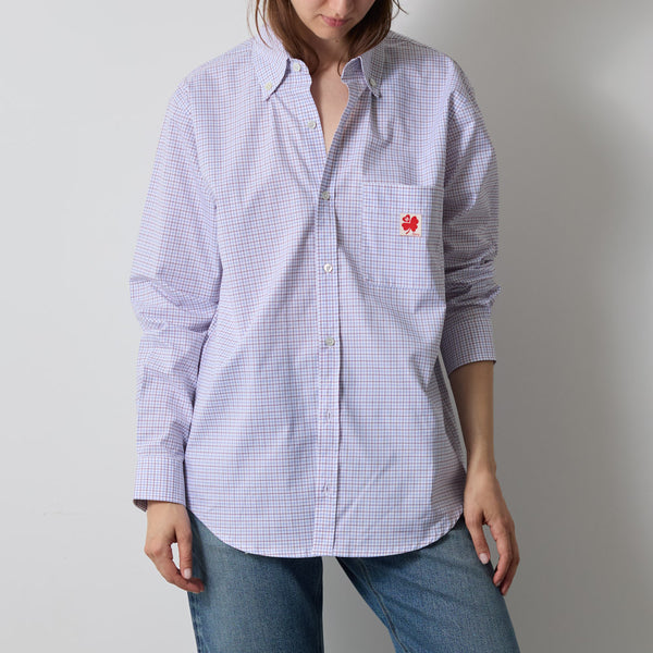 Merci - Chemise Sacha - Carreaux Bleu & Rouge