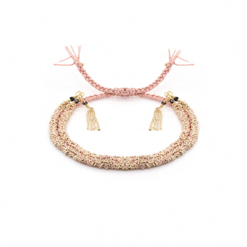 Marie Laure Chamorel - Bracelet n°183 - Rose & Gold