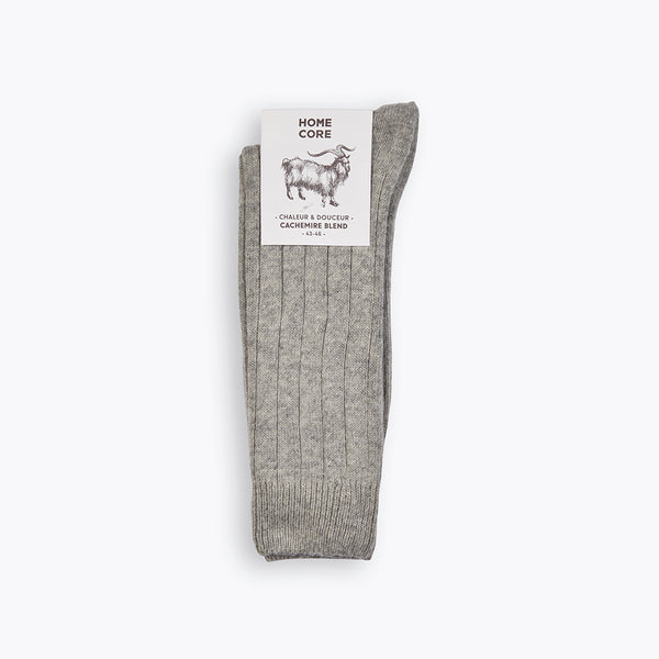 Homecore - Chaussettes Cachemire - Gris