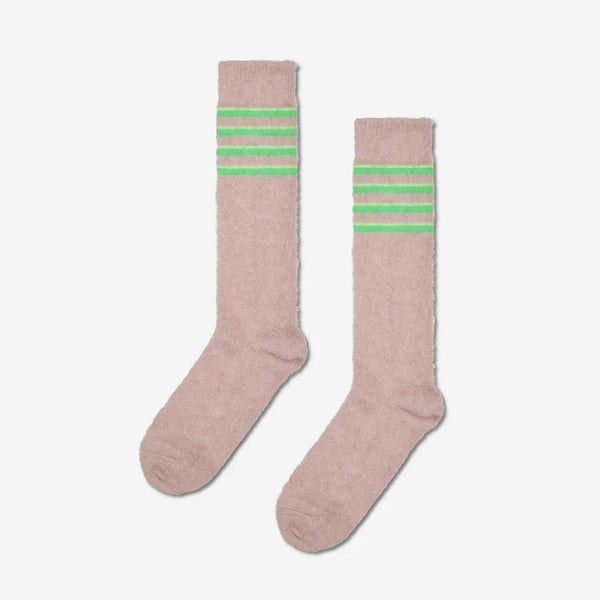 Happy Socks - Chaussettes Fluffy Slouch - Rose