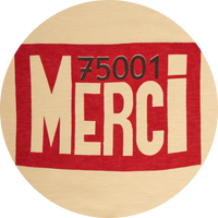 Merci - Tote Bag en coton - Lavande & Rose