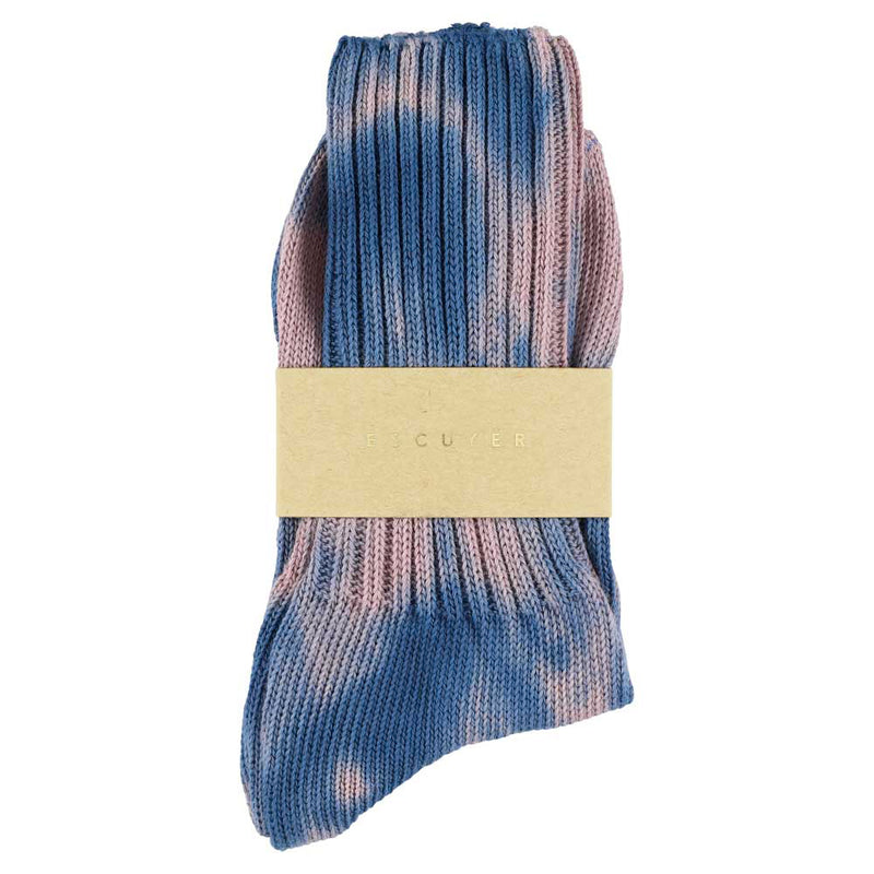 Escuyer - Chaussettes Tie & Dye - Indigo