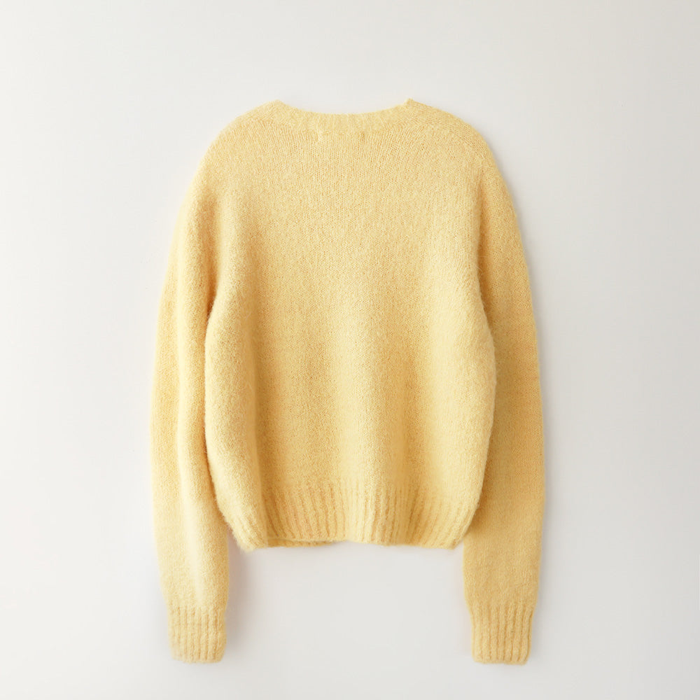 Nothing Written - Raglan Wool Sweat - Yellow