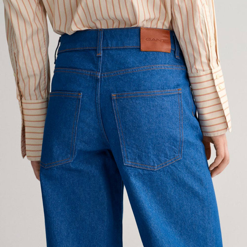 GANT - Jeans Wide Leg - Bleu