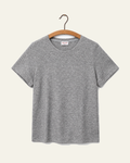 Low Classic - T-Shirt En Maille - Gris, vue de face sur cintre