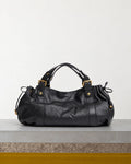 Gerard Darel - Sac À Main En Cuir Bubble 24H - Noir – Vue sur banc