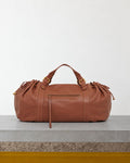 Gerard Darel - Sac De Voyage En Cuir 72H - Marron – Vue sur banc