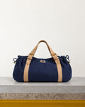 Gerard Darel - Sac À Main En Toile 24H - Marine – Vue sur banc