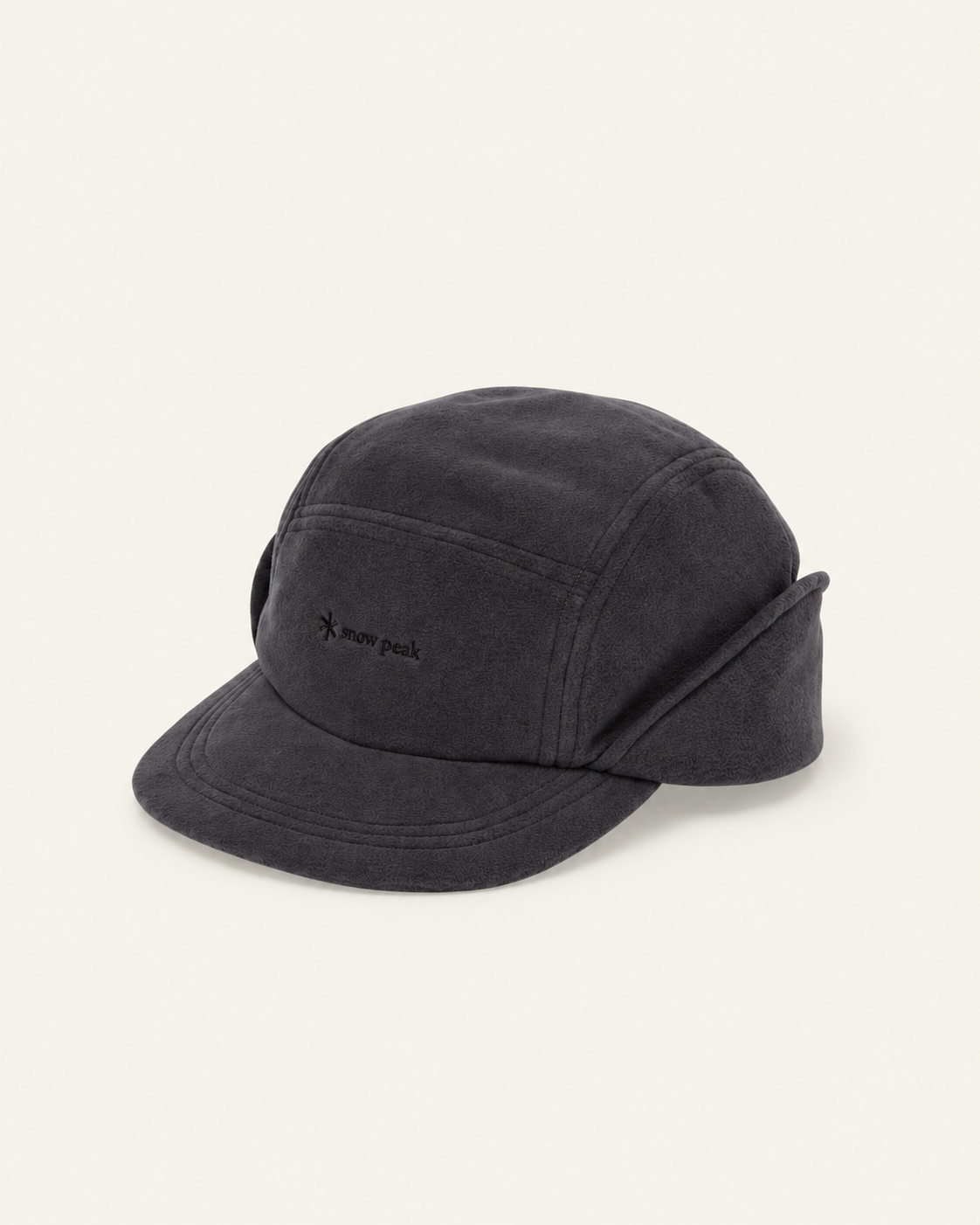 Snow Peak - Casquette Cache-Oreille Polartec - Charbon