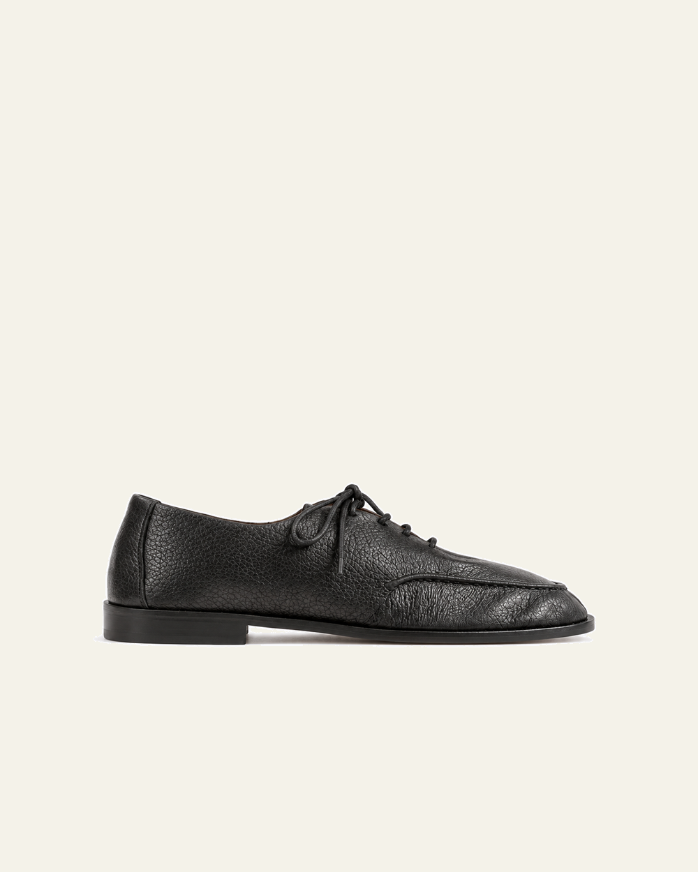 Hereu - Mocassins Juliol À Lacets - Noir - vue de profil