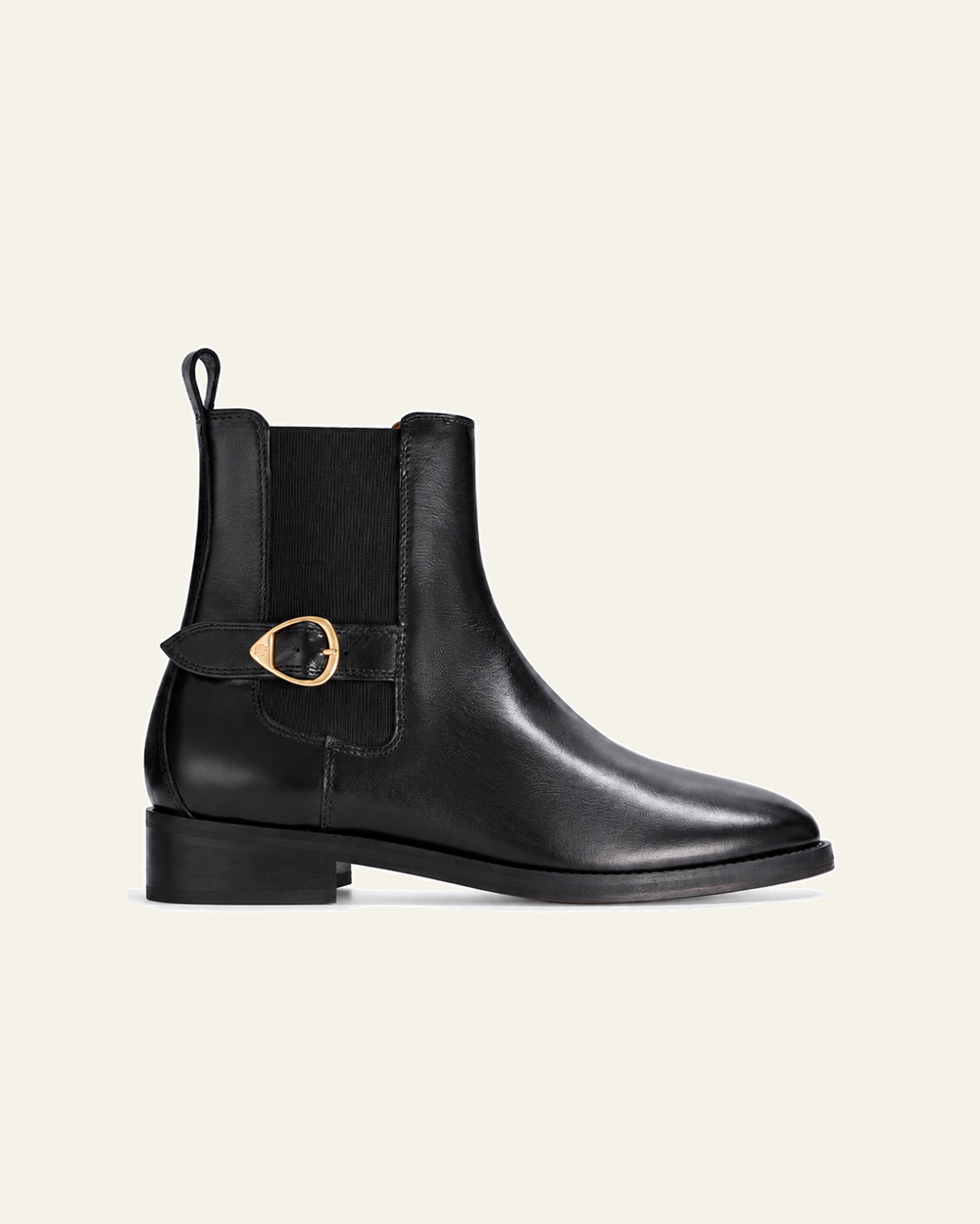 Socque - Bottines Chelsea Camden - Noir - vue de profil