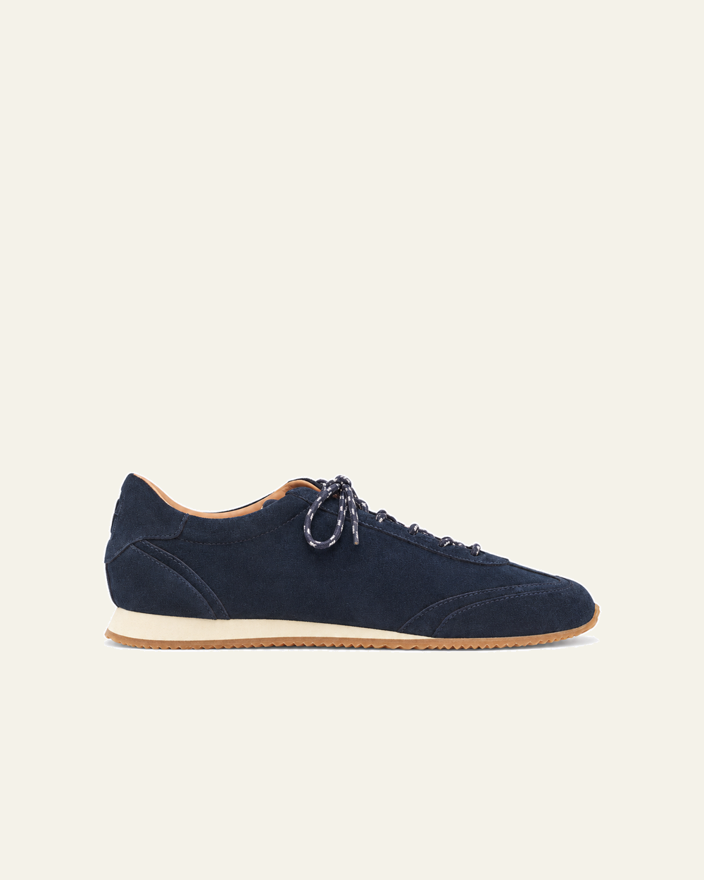 Gerard Darel - Sneakers En Cuir Velours Mady - Marine - vue de profil