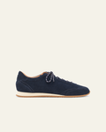 Gerard Darel - Sneakers En Cuir Velours Mady - Marine - vue de profil