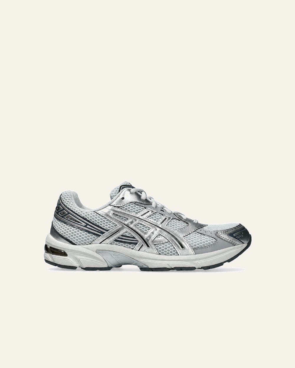 Asics - Baskets Gel 1130 - Gris Glacier & Argent Pure - vue de profil