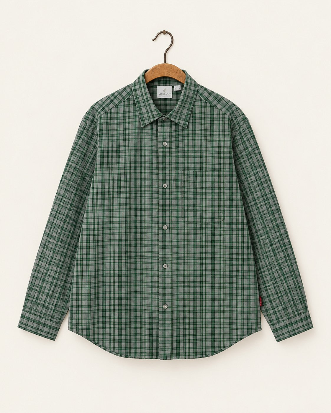 Gramicci - Chemise Epaisse - Carreaux Foret — sur cintre