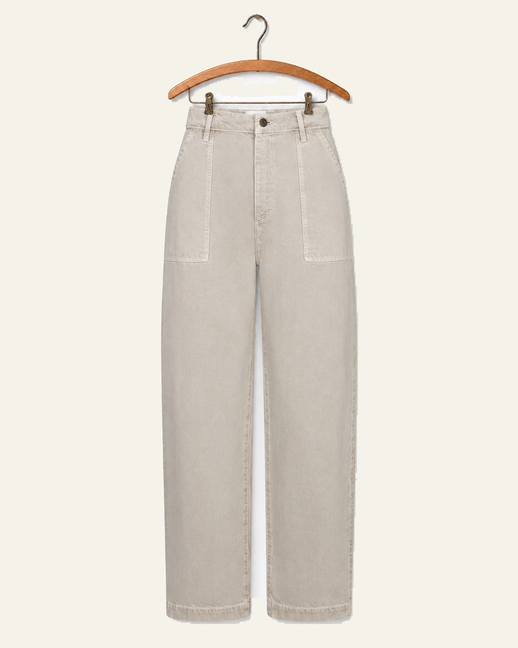 Frame - Jeans Cargo The Bow - Flax - sur cintre