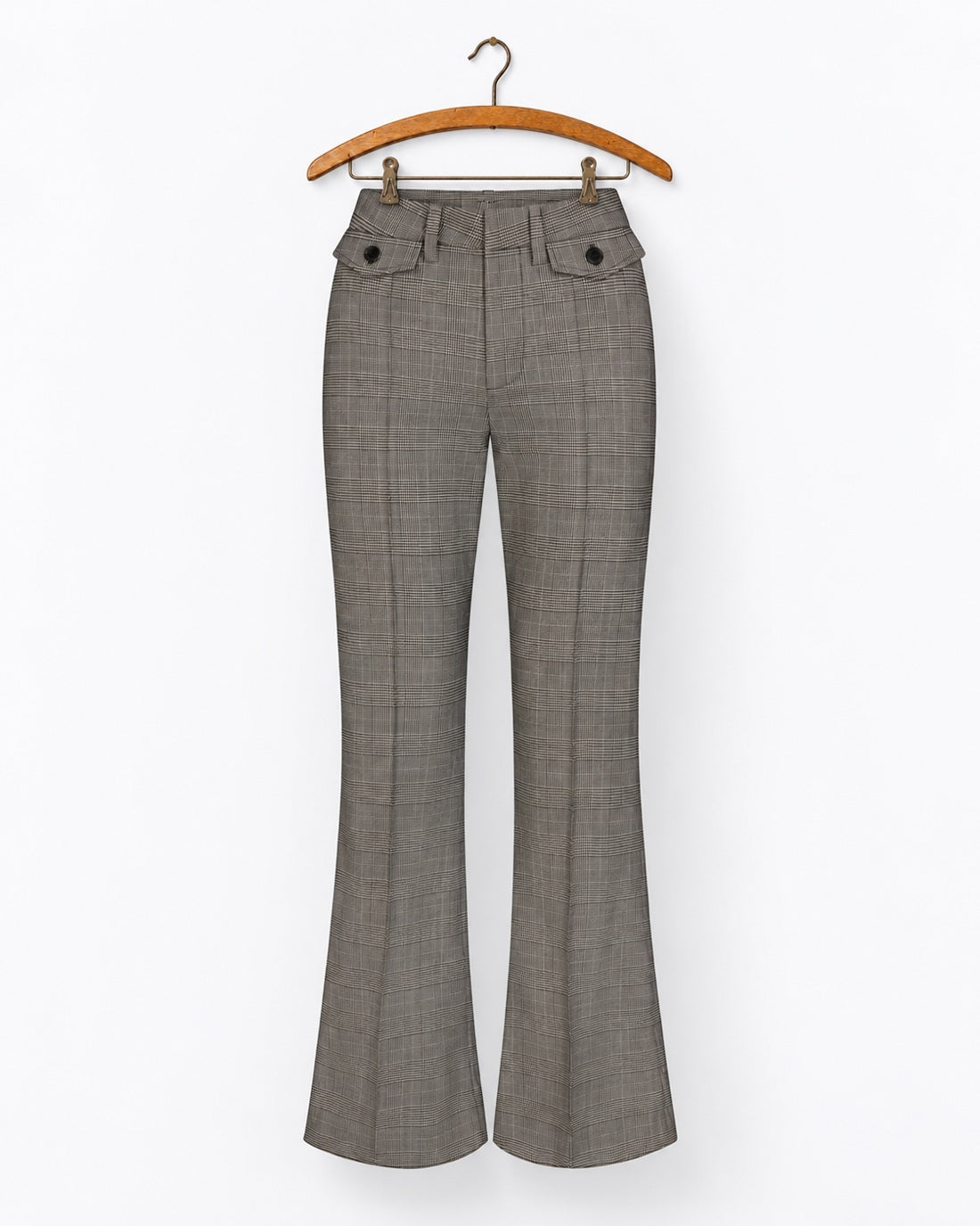 Frame - Pantalon The Reboot - Noir Plaid - sur cintre