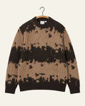 Gramicci - Pull Mohair - Taupe Splatter, vue de face sur cintre
