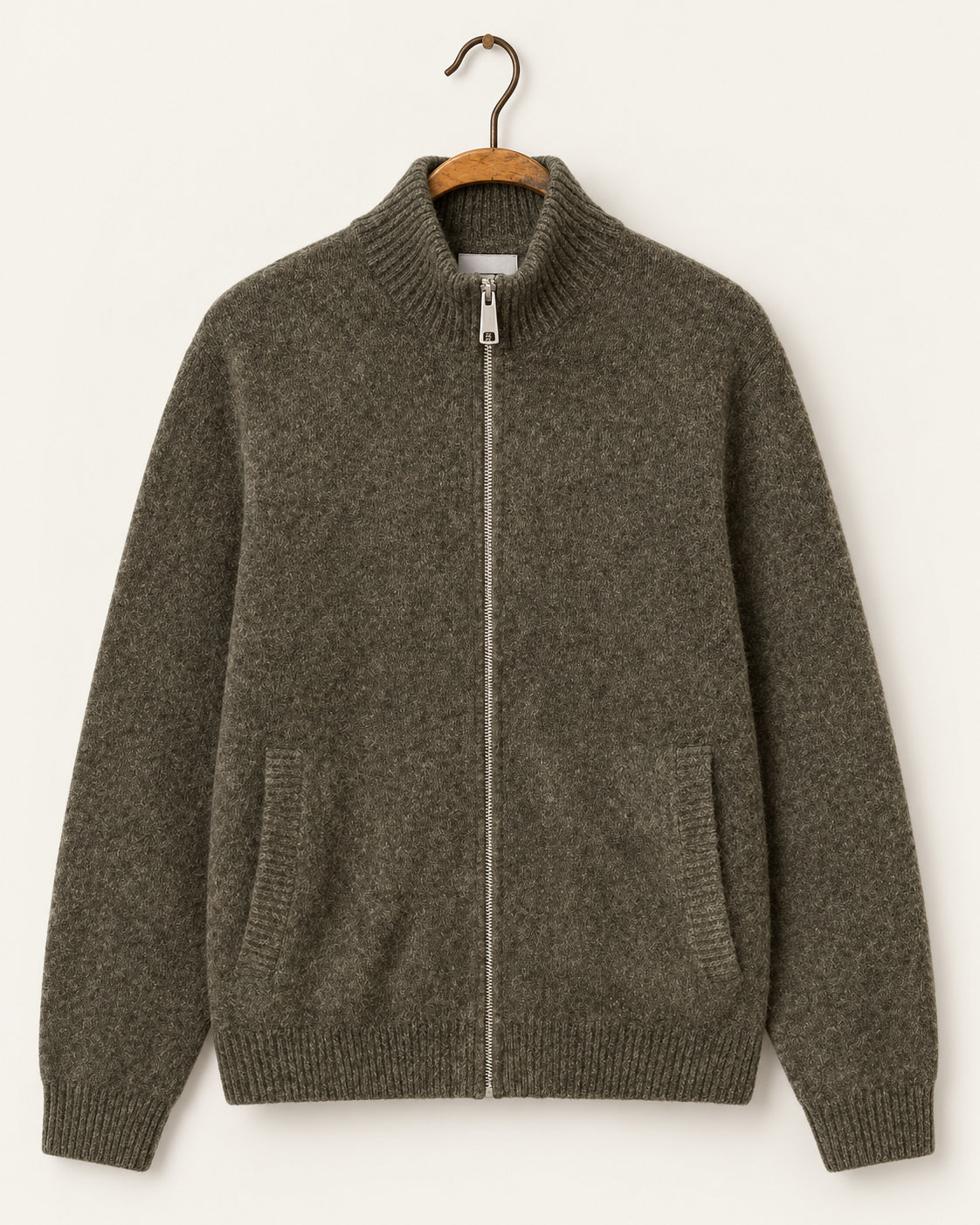 Carhartt Wip - Veste Curtis - Vert, vue de face sur cintre