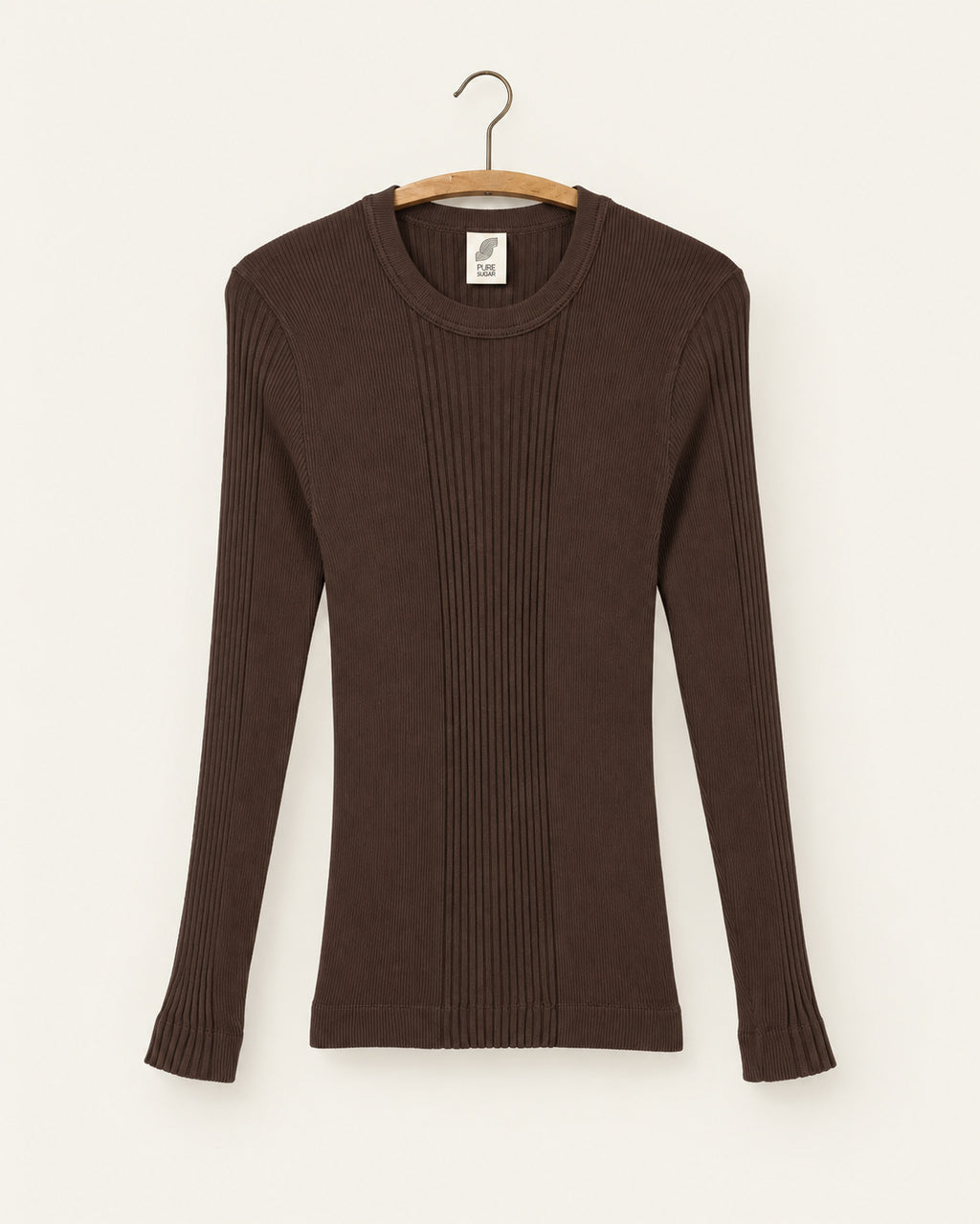 Pure Sugar - T-Shirt Gali - Marron - vue sur cintre