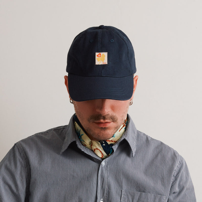 Merci - Casquette Trèfle Patch - Marine