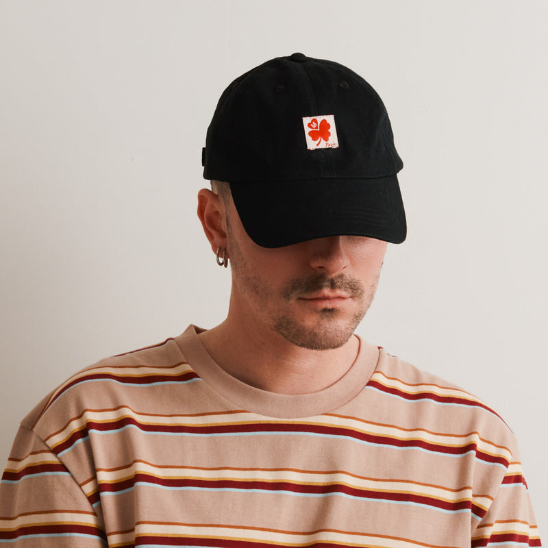 Merci - Casquette Trèfle Patch - Noir