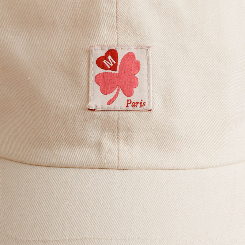 Merci - Casquette Trèfle Patch - Ecru