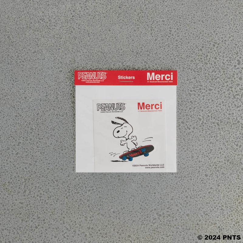 Peanuts x Merci - Stickers Skate Peanuts