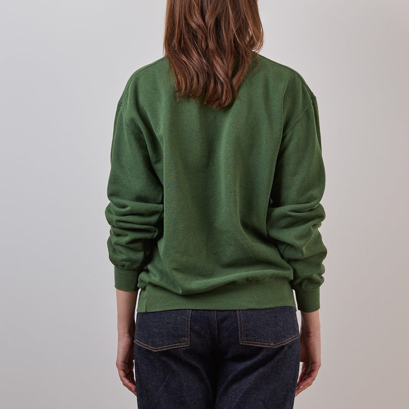 Wild Donkey x Merci - Sweat Arc - Vert Bouteille