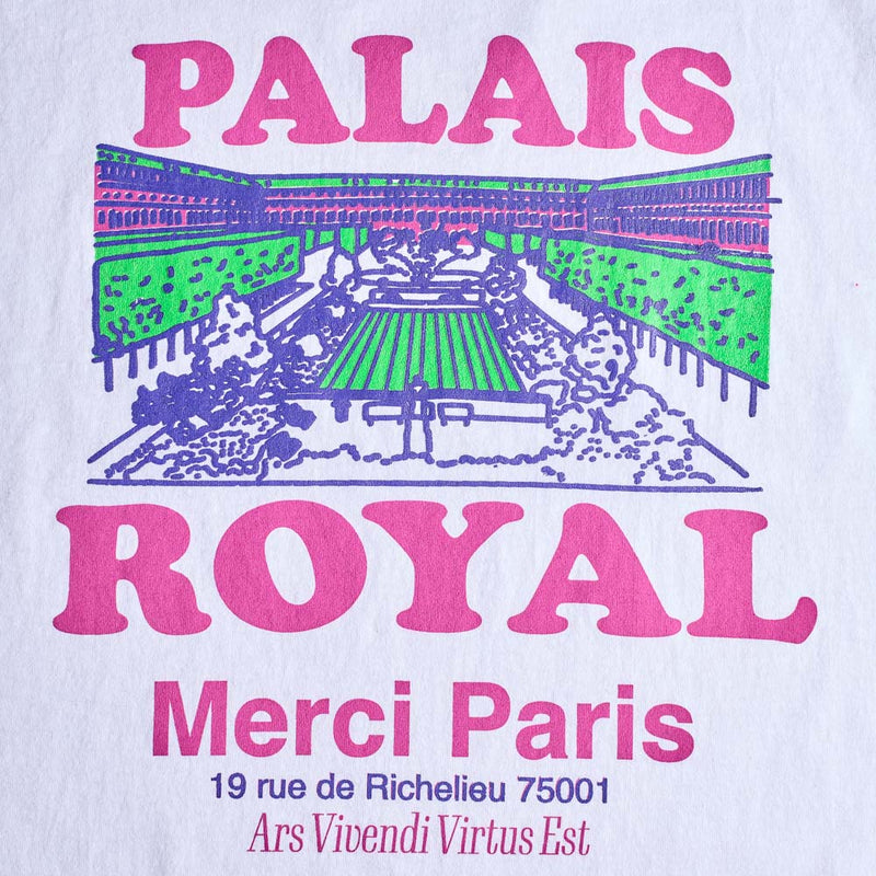 Wild Donkey x Merci - T-shirt Palais Royal - Blanc