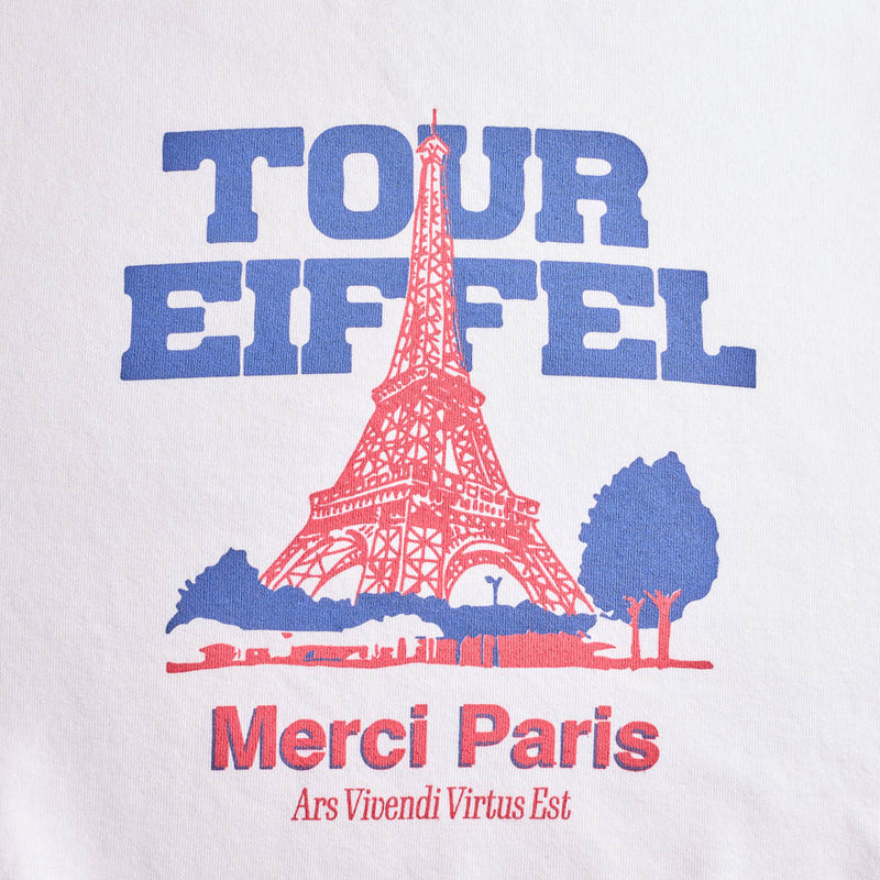 Wild Donkey x Merci - Sweat Tour Eiffel - Blanc