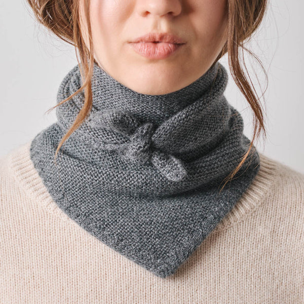 Merci - Bandana en cachemire Martine - Gris