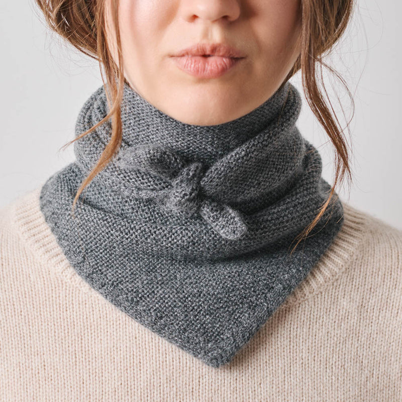 Merci - Bandana en cachemire Martine - Gris